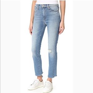 Mother high waist ankle jeans